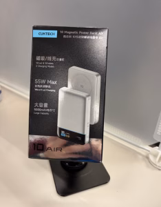CUKTECH 10 Air 磁吸行動電源開箱：55W 快充 + MagSafe 雙修，仲有實用彩屏？